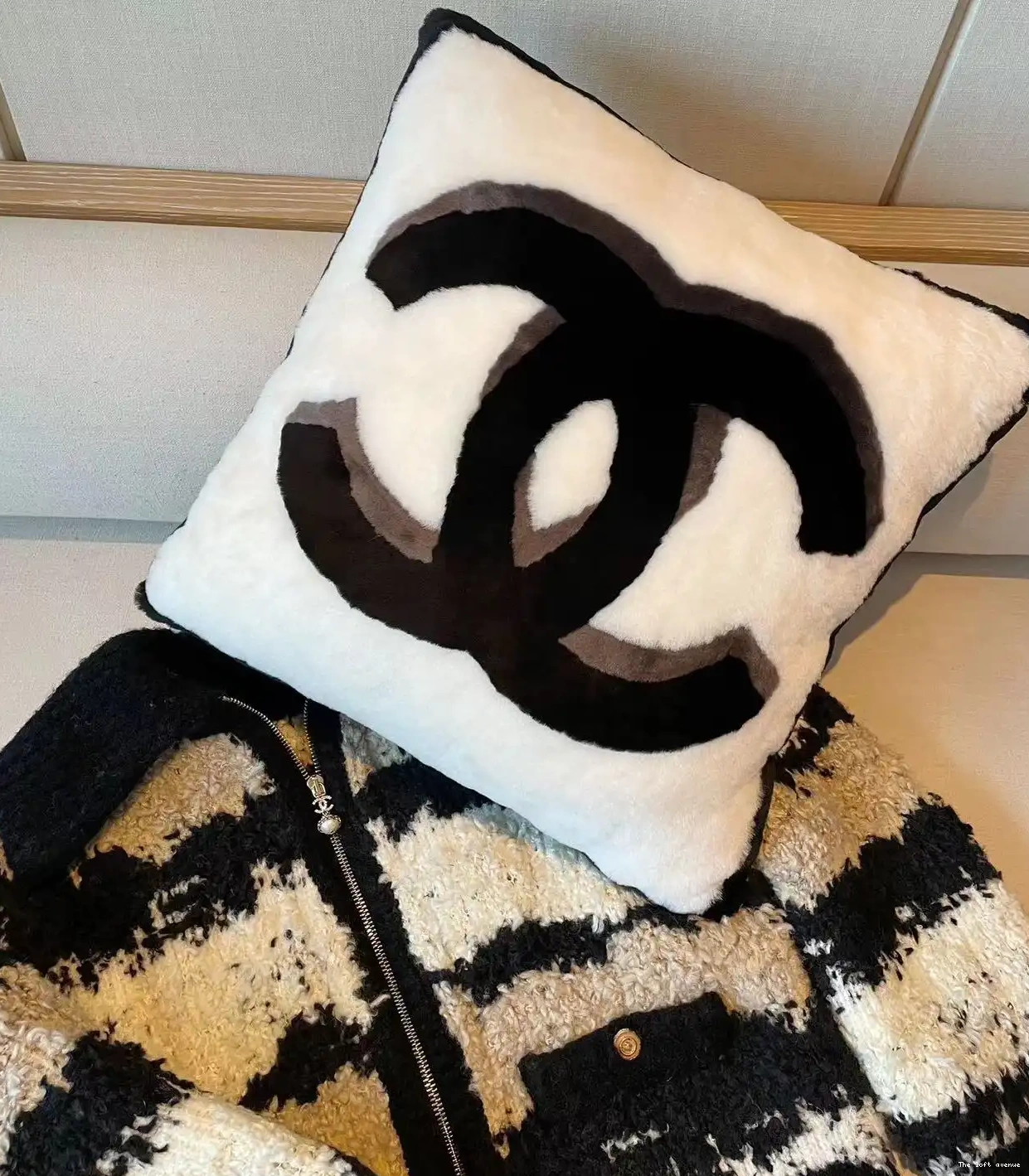 PILLOW SHEARLING THROW COCO 0630